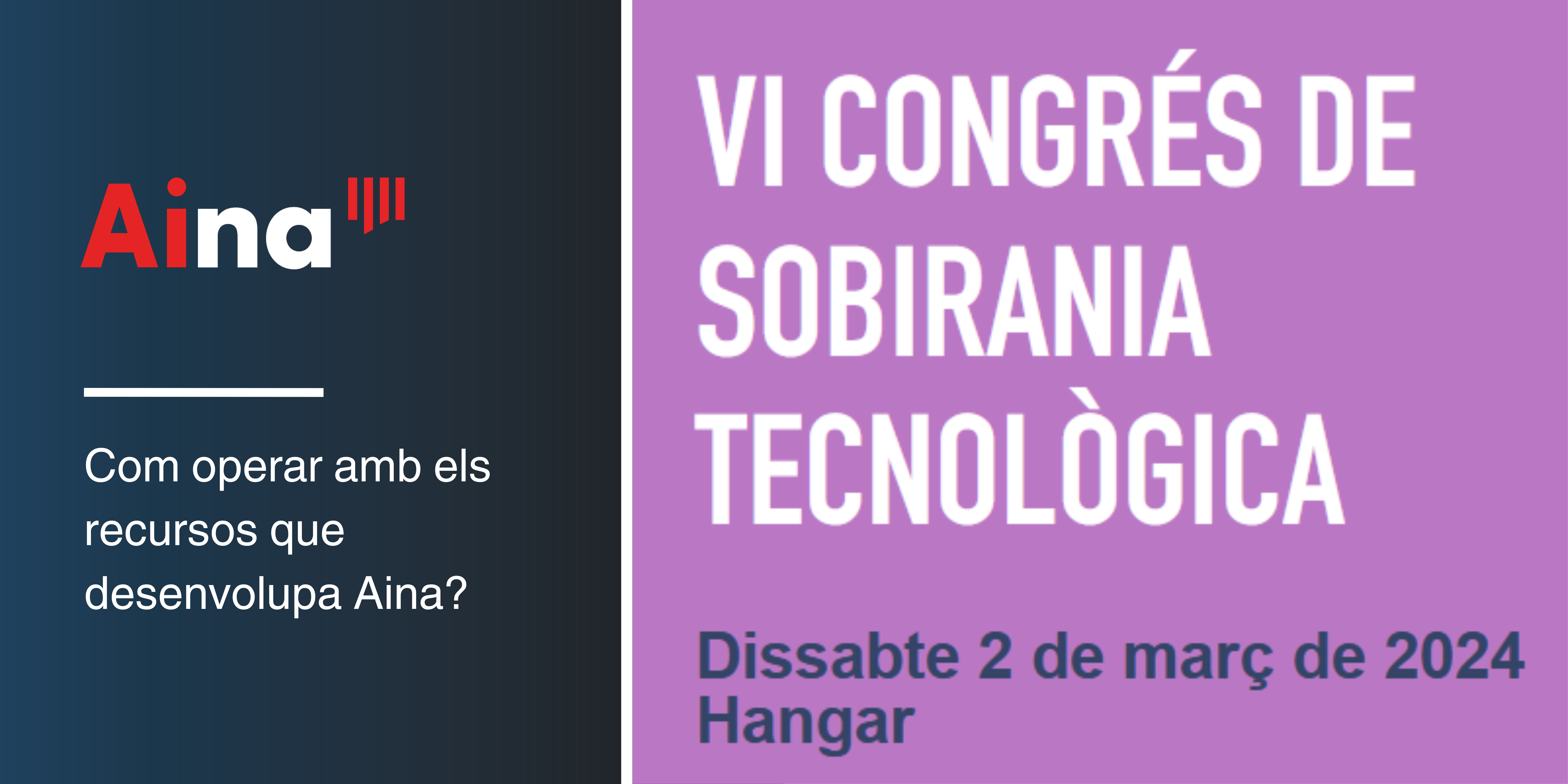 Aina participarà al VI Congrés de Sobirania Tecnològica