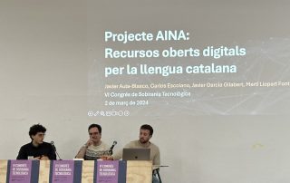 Projecte Aina: Recursos oberts digitals per la llengua catalana