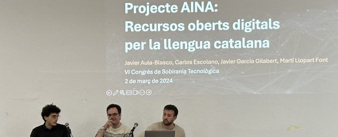 Projecte Aina: Recursos oberts digitals per la llengua catalana