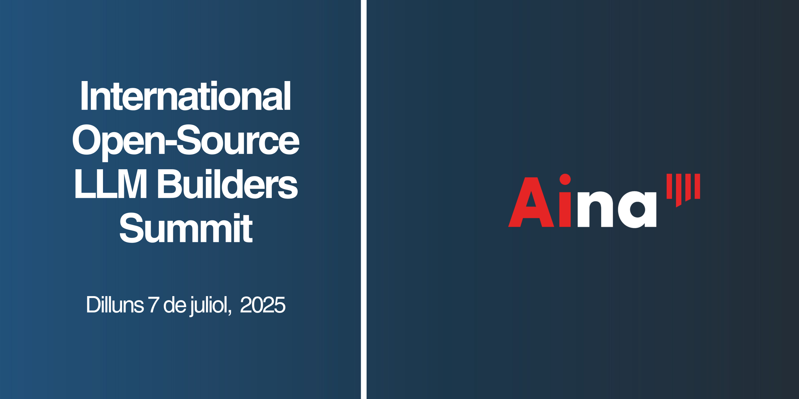 International Open-Source LLM Builders Summit
