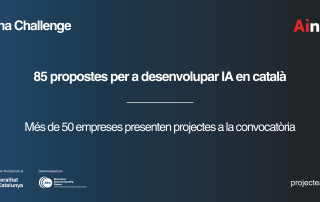 Fins a 85 propostes per a desenvolupar IA en català